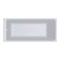 GoodHome Acrylic Bathtub Teesta 160x70 cm, white