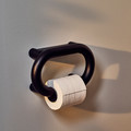 BÄSINGEN Toilet roll holder, anthracite, 26x17 cm