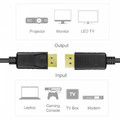 Unitek Cable DisplayPort M/M, 3,0m; Y-C609BK