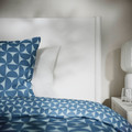 TONSTAD Bed frame, off-white, 140x200 cm