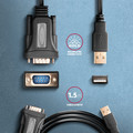 AXAGON ADS-1PQN Advanced Adapter FTDI USB 2.0 > RS-232 serial