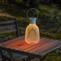 SOLVINDEN LED solar-powered lantern, outdoor/mesh white, 29 cm