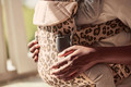 BABYBJÖRN - Baby Carrier ONE AIR, Beige/Leopard 0-36m