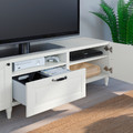 BESTÅ TV bench, white/Smeviken/Kabbarp white, 180x42x48 cm