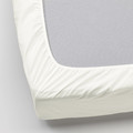 ULLVIDE Fitted sheet, white, 90x200 cm