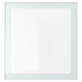 BESTÅ Shelf unit with glass door, white Glassvik/white/light green clear glass, 60x22x64 cm