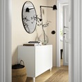 BESTÅ Storage combination with doors, white, Smeviken/Kabbarp white, 120x42x74 cm