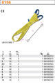 BETA Lifting Web Sling 3000kg 1m, yellow