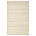 TIDTABELL Rug, flatwoven, beige, 133x195 cm