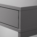 ALEX Desk, dark grey, 132x58 cm