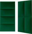 Upholstered Wall Panel Stegu Mollis Rectangle 60 x 30 cm, green