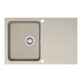 Franke Sink with Siphon Oid 1-bowl 78 x 50 cm, beige