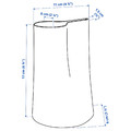 CHILIFRUKT Vase/watering can, bright blue, 17 cm