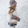 Elodie Details Winter Beanie - Blue Garden, 0-6 months