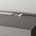 ÖVERSIDAN LED wardrobe lighting strp w sensor, dimmable dark grey, 46 cm