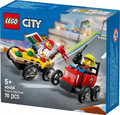 LEGO City Pizza vs. Fire Truck Race Car Pack 5+
