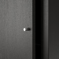 KALLAX / LACK Storage combination with shelf, black-brown, 301x39x147 cm