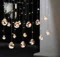 Outdoor Lighting Chain Curtain 2300 K IP44, transparent