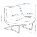SOTENÄS Armchair, Hakebo red