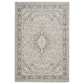 VEDBÄK Rug, low pile, light grey, 133x195 cm