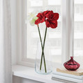 VINTERFINT Artificial flower, in/outdoor Amaryllis/red, 60 cm