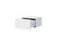 Wall-Mounted Bedside Table Scalia 50 Set of 2, matt white