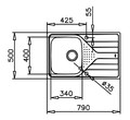 Teka Stainless Steel Sink UNIVERSE 45 T-XM 1B 1D