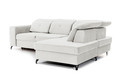 Corner Sofa-Bed Right Belavio L Raven 22, light beige