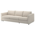 VIMLE 3-seat sofa-bed, Gunnared beige