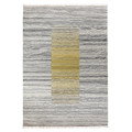 SJÖTÅTEL Rug, flatwoven, grey-yellow/handmade, 250x350 cm