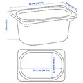 TROFAST Storage box, red, 42x30x23 cm