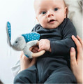 Whisbear Eco Wooden Teether Bunny, grey, 3m+