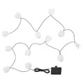 SOLVINDEN LED lighting chain with 12 lights, solar-powered/leaf