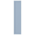 SANNIDAL Door with hinges, blue, 40x180 cm