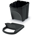 Waste Sorting Bins 25l  SORTI BOX, black