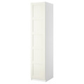 PAX Wardrobe with 1 door, white/Bergsbo white, 50x60x236 cm