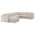 VIMLE Corner sofa, 5-seat, with chaise longue/Gunnared beige