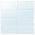 AULI Pair of sliding doors, mirror glass, 200x201 cm