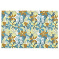 VÄLFÄRD Door mat, flower/multicolour, 40x60 cm