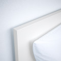 MALM Bed frame, high, w 2 storage boxes, white, 140x200 cm