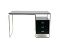Desk with Drawers Thon, black