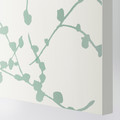 LINNABERG Door with hinges, white, 50x229 cm