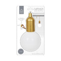 Pendant LED Lamp L, battery-operated, gold