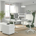 MITTZON Desk, white, 160x80 cm