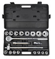 AW 3/4" Hex Socket Set with Ratchet 19-50mm