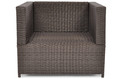 Outdoor Armchair MALAGA, brown