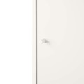 KLEPPSTAD Wardrobe with sliding doors, white, 117x176 cm