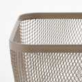 IKEA 365+ Food storage basket, metal/light grey-brown, 30x20x11 cm