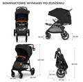 Kinderkraft Stroller Buggy Pushchair Grande Plus, pink, 0-22kg