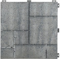 Decking Tile Mosaic 30 x 30 cm, grey, 4pcs